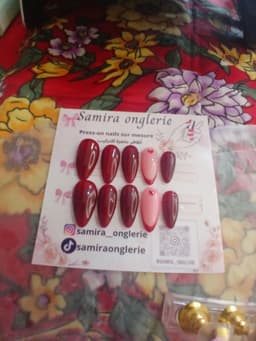 Press-on nails اضافر الصلاة  9